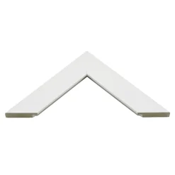 Lustra Dekoracyjne|Lustra^Lustro w białej ramie SLIM 67,5x127,5 cm
