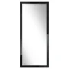 Lustra Dekoracyjne|Lustra^Lustro w czarnej ramie SLIM 47,5x107,5 cm