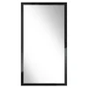 Lustra Dekoracyjne|Lustra^Lustro w czarnej ramie SLIM 67,5x127,5 cm