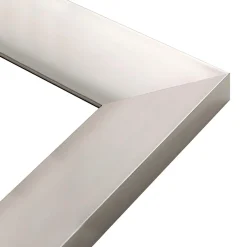 Best Lustro w srebrnej ramie MILANO 54x144 cm