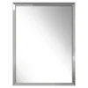 Lustra Dekoracyjne|Lustra^Lustro w srebrnej ramie SLIM 57,5x77,5 cm