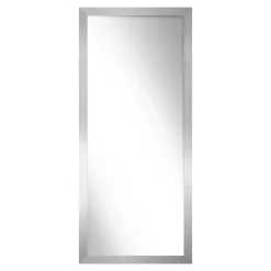 Lustra Dekoracyjne|Lustra^Lustro w srebrnej ramie SLIM 47,5x107,5 cm