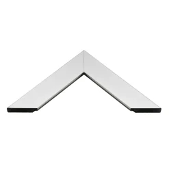 Lustra Dekoracyjne|Lustra^Lustro w srebrnej ramie SLIM 47,5x107,5 cm