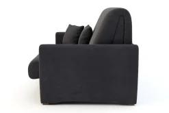Sale Mała sofa rozkładana ciemnoszara DALIA