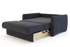 Sale Mała sofa rozkładana ciemnoszara DALIA