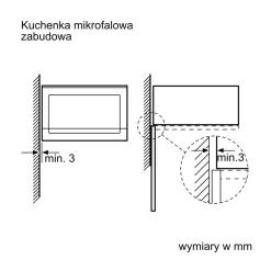 Siemens Kuchenki Mikrofalowe^Mikrofala do zabudowy iQ500 czarna BF525LMB1