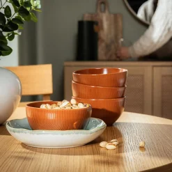 Miski, Patery I Półmiski^Miska ceramiczna brązowa PAPILAR 480 ml