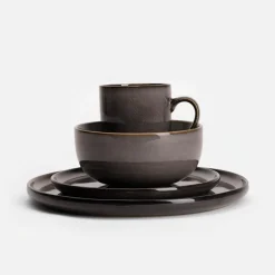 inny Miski, Patery I Półmiski^Miska ceramiczna ciemnoszara SKALO 710 ml