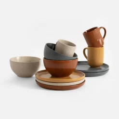Outlet Miska ceramiczna musztardowa PAPILAR 480 ml