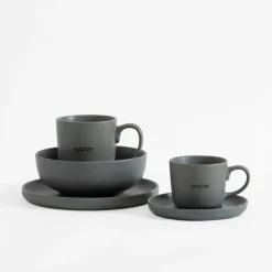Miska ceramiczna szara MATTE 680 ml