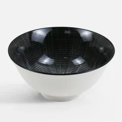 inny Miski, Patery I Półmiski^Miska porcelanowa biało-czarna OTTICO 650 ml