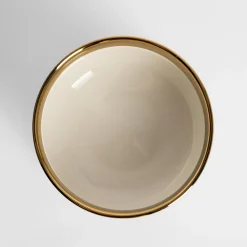 Sale Miska porcelanowa jasna zieleń AURORA GOLD 500 ml