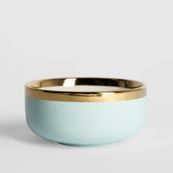 Hot Miska porcelanowa miętowa AURORA GOLD 500 ml