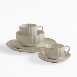 inny Miski, Patery I Półmiski^Miska porcelanowa ZŁOTY RANT 15,7 cm
