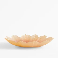 inny Miska szklana kwiat 30 cm