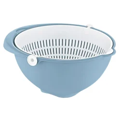 Clearance KEEEPER Miska z cedzakiem niebieska Stella 21 cm