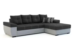 Discount Exline Narożnik ciemnoszary LARGO prawy