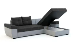 Discount Exline Narożnik ciemnoszary LARGO prawy