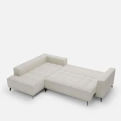 Discount Mavik Narożnik rozkładany beżowy MERU lewy