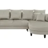 Best Comfort Line Narożnik rozkładany beżowy NAPOLI prawy