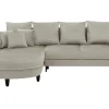 Sale Comfort Line Narożnik rozkładany beżowy NAPOLI lewy