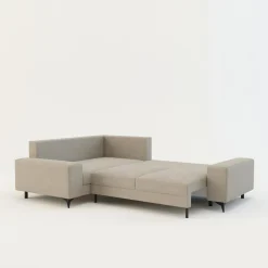 Clearance Comfort Line Narożnik rozkładany beżowy PIAVE lewy
