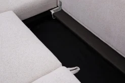 Instilo Narożniki^Narożnik rozkładany boucle beżowy ZURICH prawy