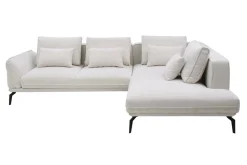 Outlet Instilo Narożnik rozkładany boucle beżowy ZURICH lewy