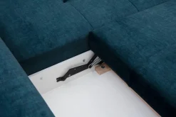 Clearance Comfort Line Narożnik rozkładany granatowy CALPE prawy