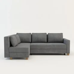 Online Comfort Line Narożnik rozkładany jasnoszary SPELLO lewy