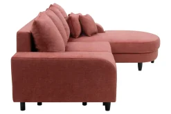 Clearance Comfort Line Narożnik rozkładany koralowy NAPOLI prawy
