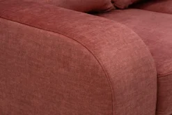 Clearance Comfort Line Narożnik rozkładany koralowy NAPOLI prawy