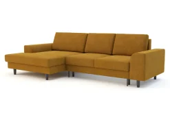 Comfort Line Narożnik rozkładany miodowy HARISON lewy