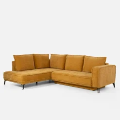 Clearance inny Narożnik rozkładany musztardowy SEGRE SET 2 lewy