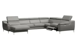 Clearance Trend Line Narożnik rozkładany skórzany DOMINO lewy