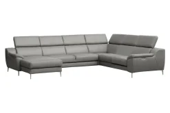 Clearance Trend Line Narożnik rozkładany skórzany DOMINO lewy