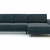 New Comfort Line Narożnik rozkładany szaroniebieski HARISON prawy