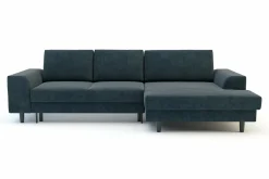 New Comfort Line Narożnik rozkładany szaroniebieski HARISON prawy
