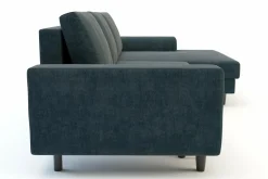 New Comfort Line Narożnik rozkładany szaroniebieski HARISON prawy