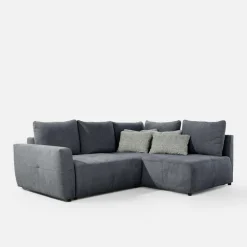 inny Narożniki^Narożnik rozkładany szary HORTA prawy