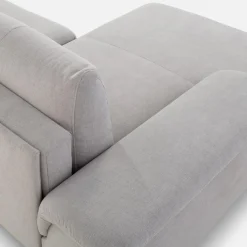 New Form Narożnik rozkładany szary OZZY U lewy