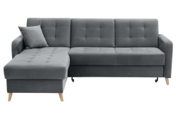 Discount Exline Narożnik rozkładany szary VOLARE