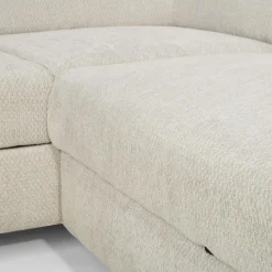 Clearance Instilo Narożnik rozkładany z regulowanymi zagłówkami jasnoszary ROMEO prawy