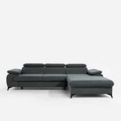 Clearance New Form Narożnik rozkładany z regulowanymi zagłówkami SCALA prawy grafit