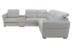 Discount Inspire Narożnik skórzany z funkcją relaks BRONX prawy