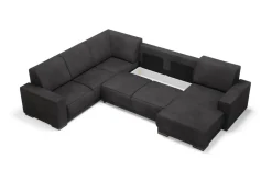 Outlet Comfort Line Narożnik szary ELECTRA lewy
