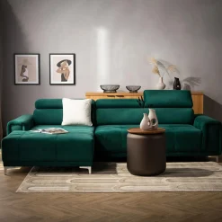 Clearance Werdomo Narożnik VOLTA z funkcją relaks
