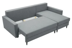 Best Exline Narożnik z 2 pojemnikami ciemnoszary POLLY