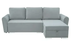 Outlet Narożnik z 2 pojemnikami jasnoszary MELI