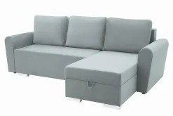 Outlet Narożnik z 2 pojemnikami jasnoszary MELI